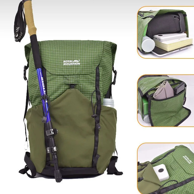 25L Dalima Cut‑Proof Hiking Backpack Lightweight Foldable Leisure Outdoor Storage Bag Cross‑Border