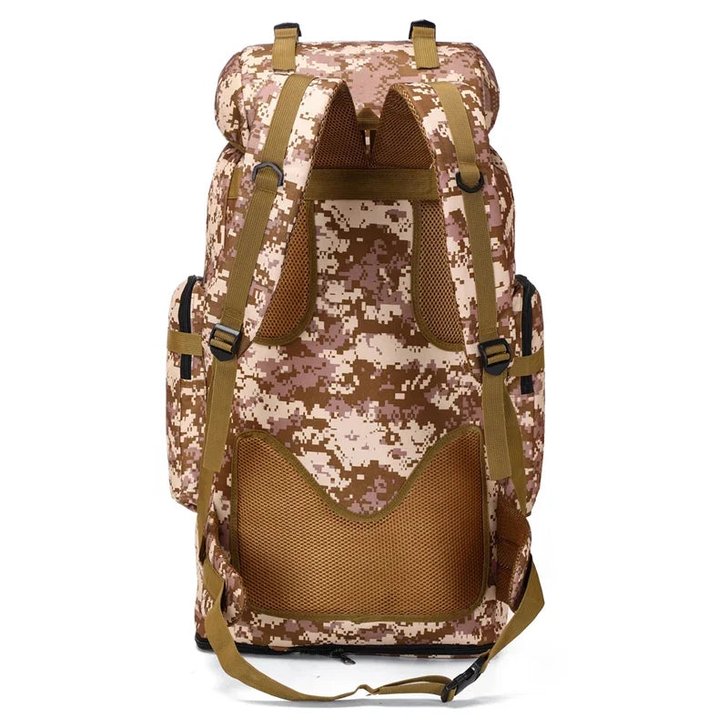 Large 80L 100L Mountaineering Backpack for Hiking Camping Travel and Tactical Outdoor Use