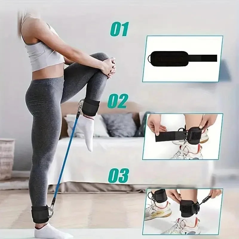 Adjustable Ankle Cuffs for Glute & Thigh Training