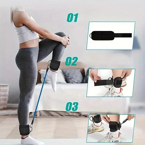 Adjustable Ankle Cuffs for Glute & Thigh Training