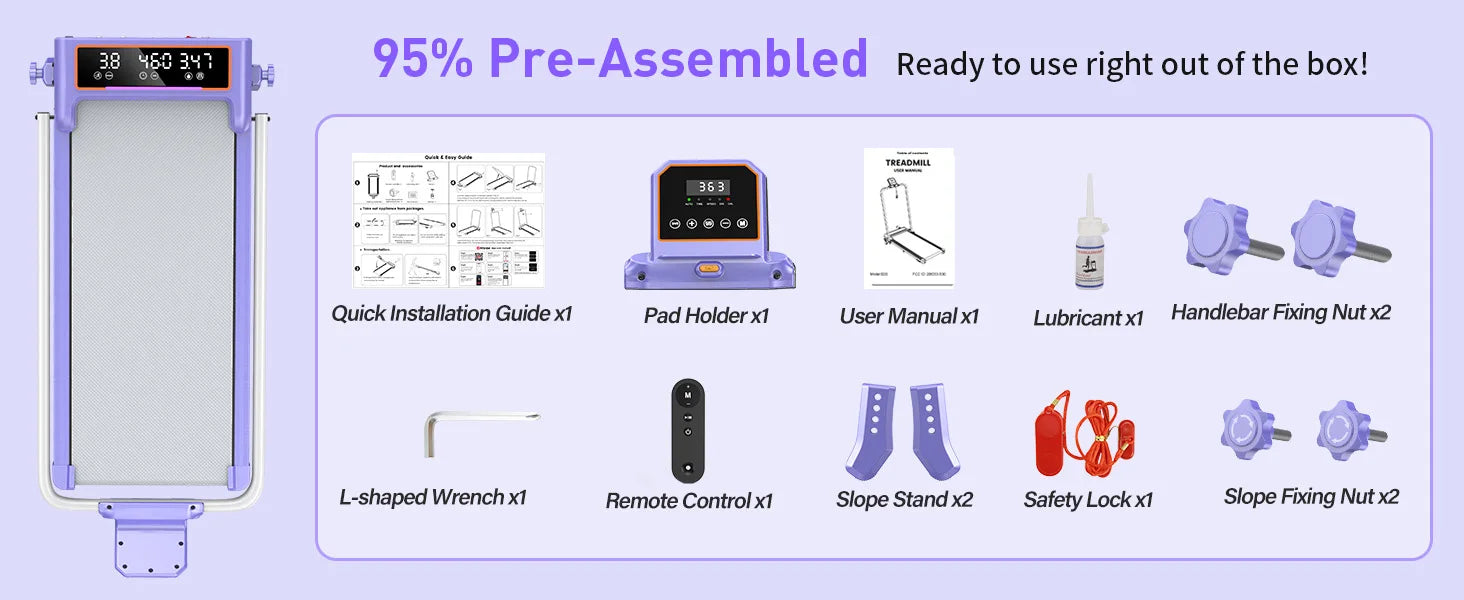 Folding Walking Pad with 15 Percent Incline, RGB Lighting, Dual‑Screen Display, 3.5HP Home Treadmill with 350 lb Capacity and Smart App Integration