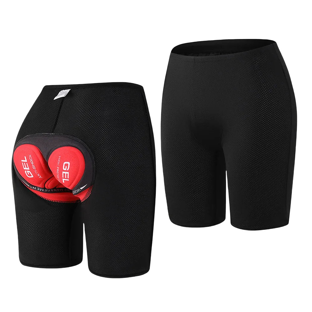 Mens Cycling Shorts with Breathable 3D Padding Lightweight Anti Slip Bike Underwear for Road and MTB Riding
