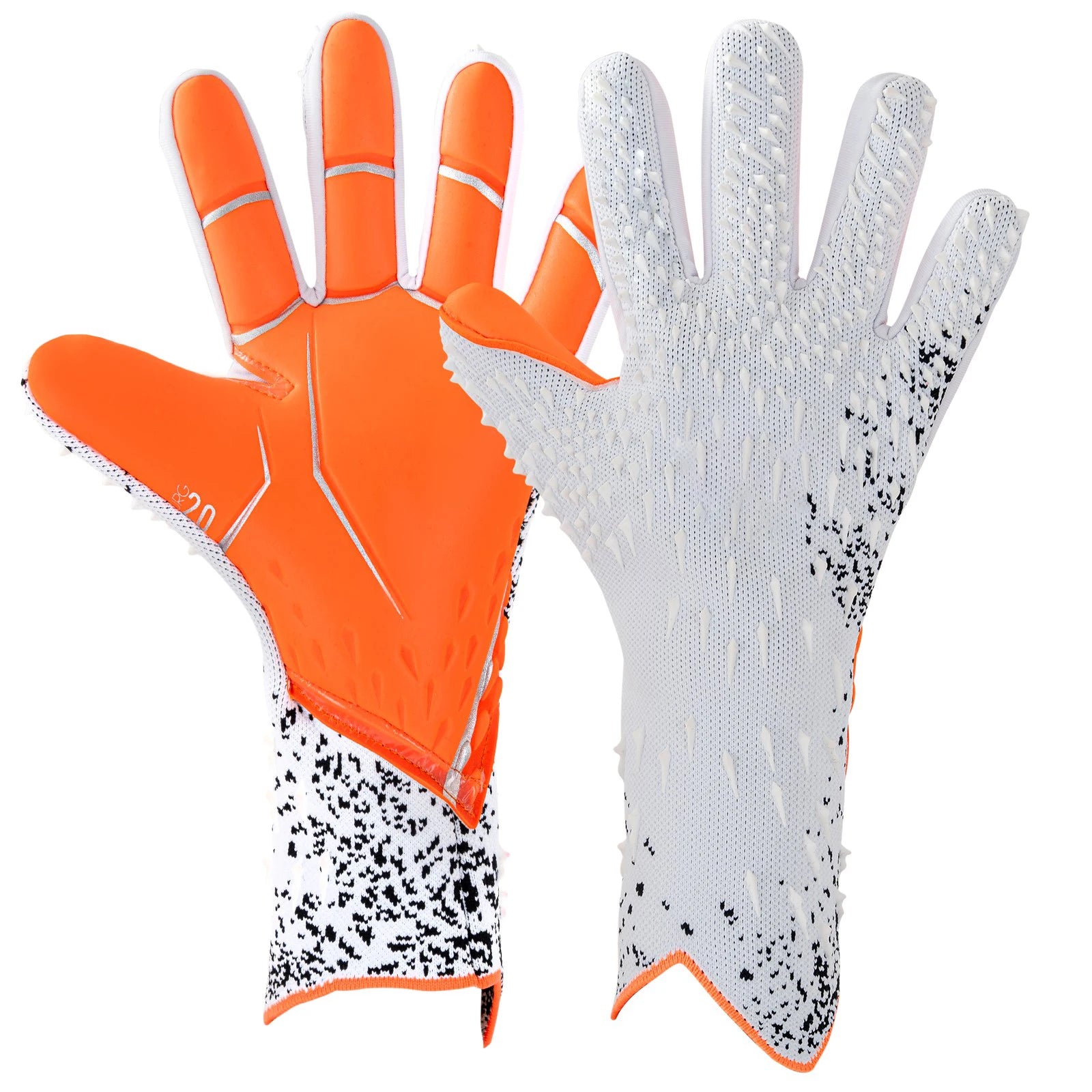 Soccer Goalie Goalkeeper Gloves for Youth and Adults with Enhanced Latex Palm Grip for Game and Training