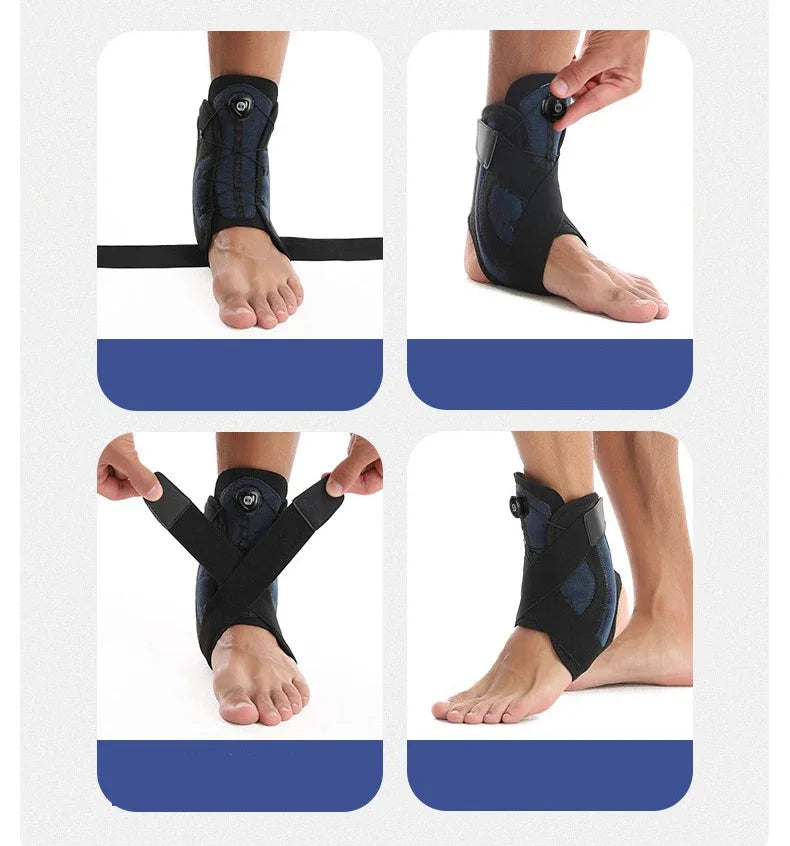 Ankle Brace for Sprained Ankle Support with Side Stabilizers