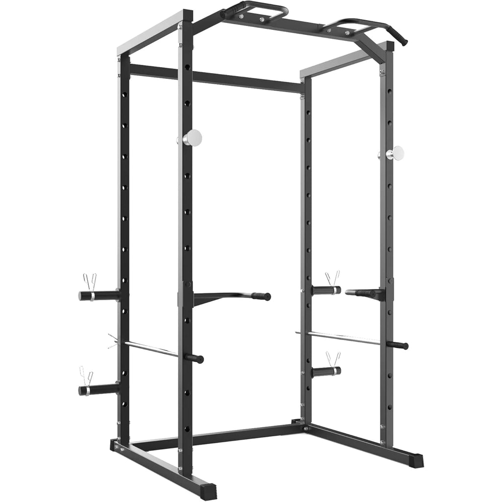 Adjustable Multi-Functional Power Rack with Pull-Up Bar for Home/Garage Gym