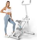Steppers for Exercise at Home Stair Stepper with Handlebar and Foldable Stepper Climber Exercise Machine Cardio Trainer