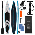 Inflatable Stand Up Paddle Board, 14' Racing Design with 28" Narrow Profile for Expert Paddlers, Non‑Slip EVA Deck Pad, Includes Premium Accessories