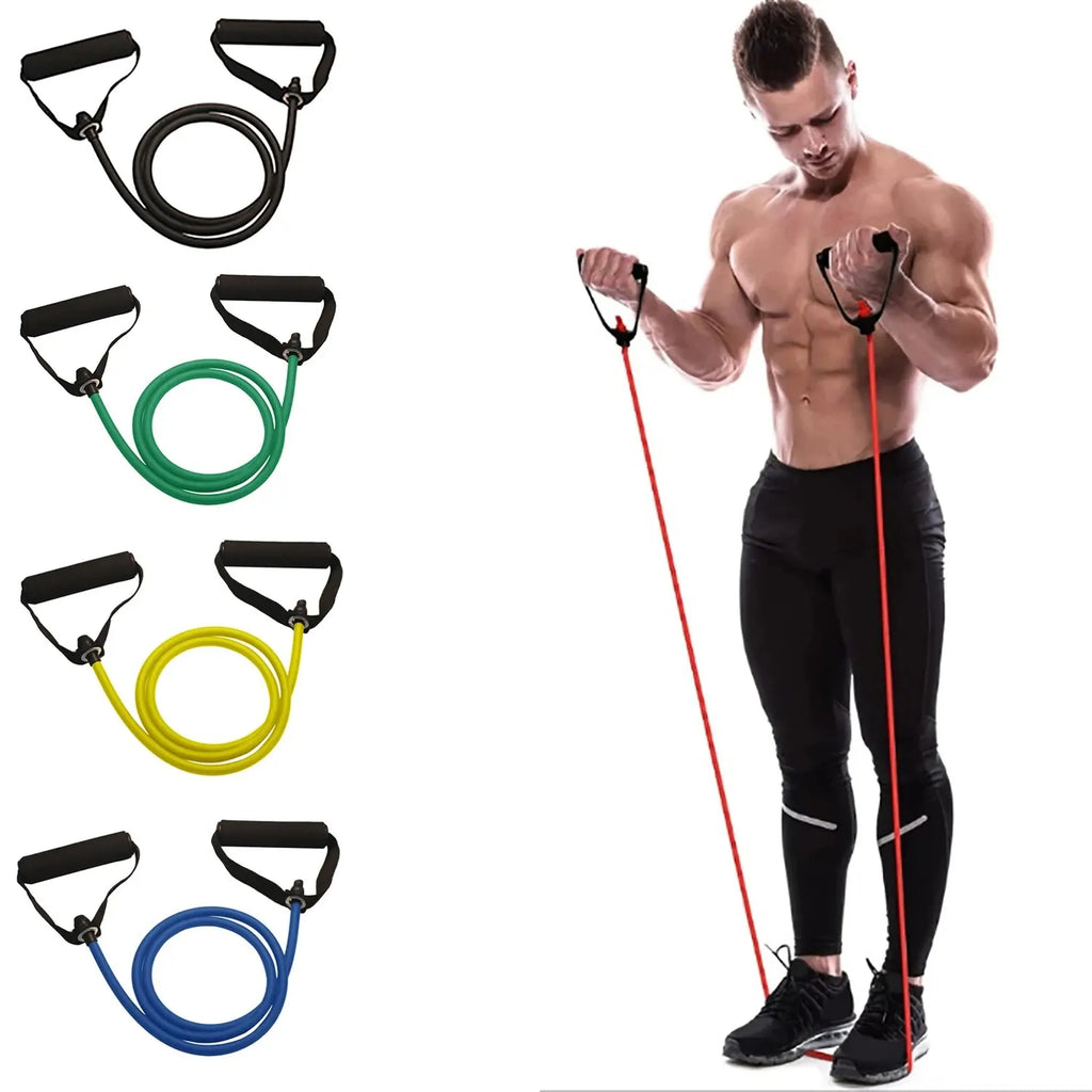 Resistance Bands with Handles Exercise Bands Workout Bands with Handles for Men Women Strength Training Equipment at Home