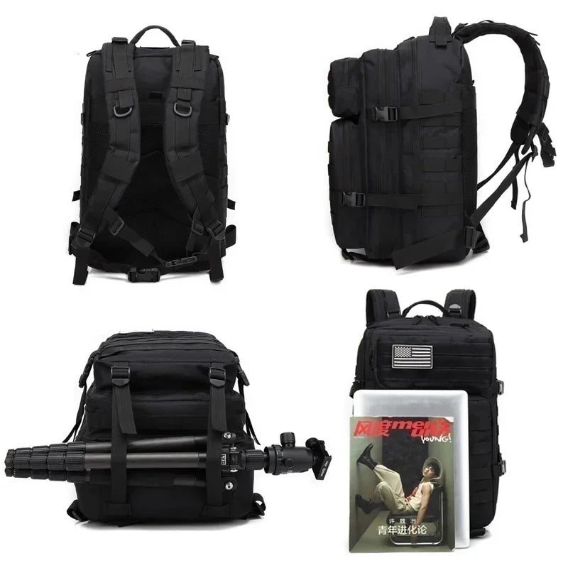 30L/50L 1000D Nylon Waterproof Trekking Fishing Hunting Backpack Outdoor Rucksack Tactical Sports Camping Hiking