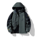 Men's Waterproof Hiking Jacket Large Size Windproof Windbreaker Camping Hunting Running Trekking Fishing Coat Men Outdoor