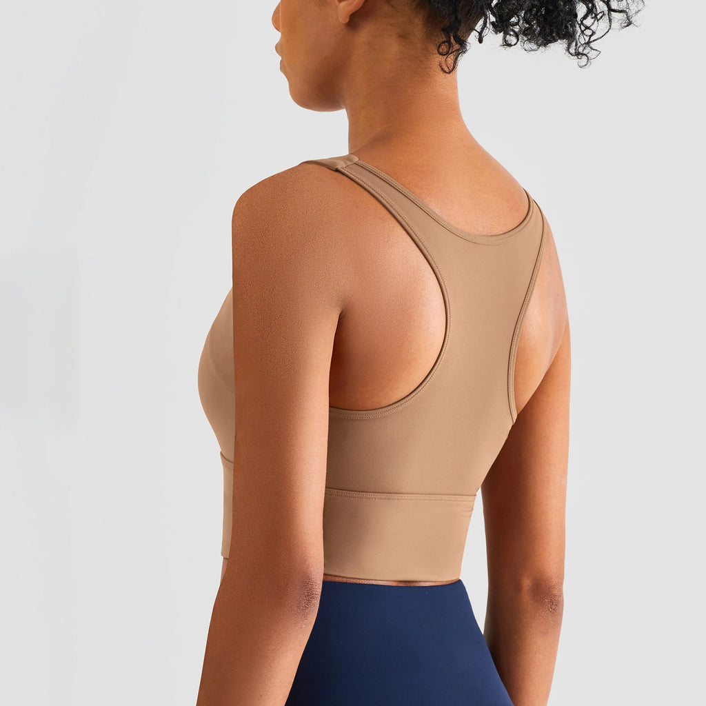 Nylon Sexy Women’s Sports Bra Top Tight Elastic Gym Yoga Crop Top Stretch Athletic Sports Underwear