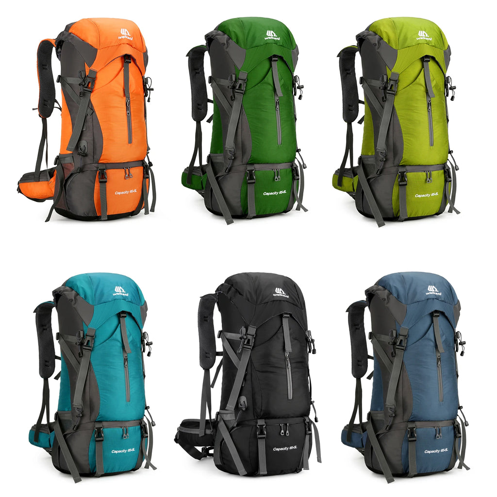 70L Hiking Backpack Camping Climbing Rucksack Travel Trekking Mountaineering Bag Outdoor Sports Waterproof Backpack