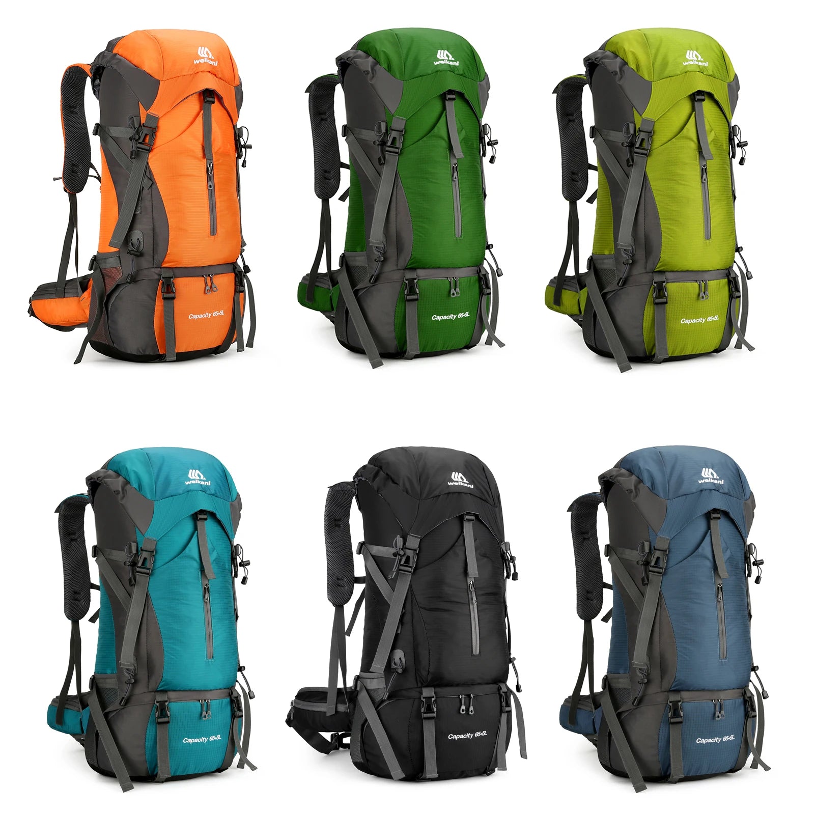 70L Hiking Backpack Camping Climbing Rucksack Travel Trekking Mountaineering Bag Outdoor Sports Waterproof Backpack