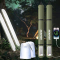 Solar Camping Lantern 2000mAh Folding Portable Camping Light Waterproof 3‑Mode Warm Light USB‑Type C for Hiking Camping Fishing