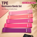 Resistance Bands Set Home Workout Essential Full‑Body Training Portable Fitness Bands with 5 Levels Carry Bag and Workout Guide