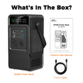 CTOLITY AP200 Portable Power Station 200W 192Wh 60000mAh LiFePO4 Energy Storage with Solar Charging Capability
