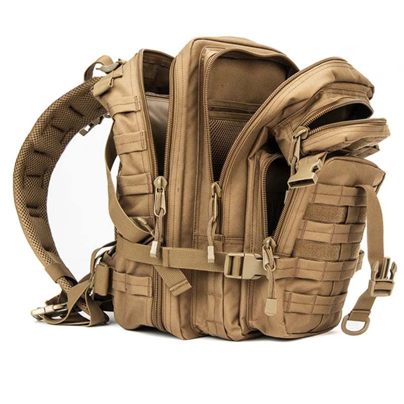 30L Men’s Backpack, 1000D Nylon Waterproof Outdoor Tactical Pack for Camping and Hunting