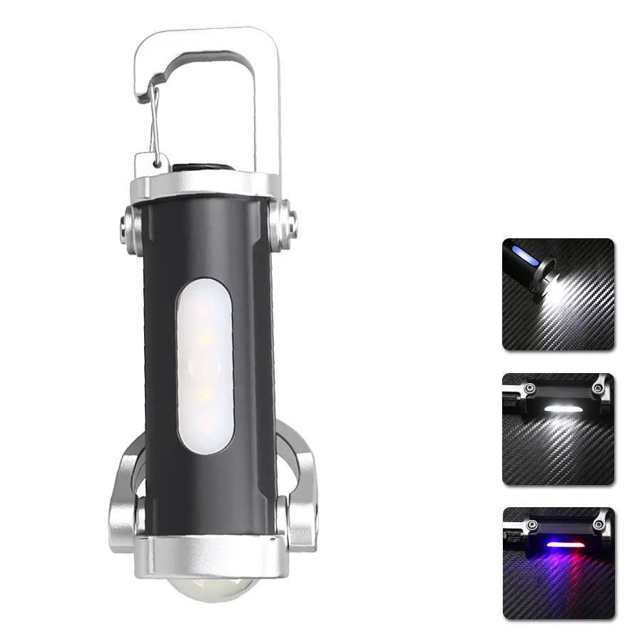 Camping Light Lightweight Handheld Torch 5 Lighting Modes Rechargeable Tent Lamp for Patio Climbing with 8 Light Filaments