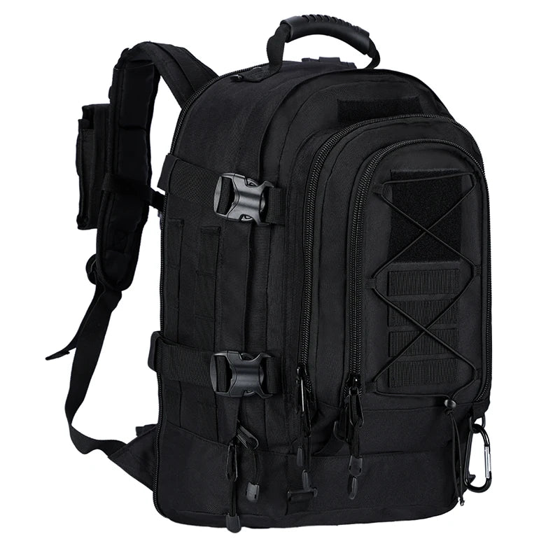 60L Military Tactical Backpack Army Molle Assault Rucksack Outdoor Travel Hiking Camping Hunting Rucksack for Men