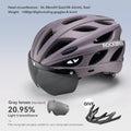 Cycling Helmet Lightweight Integrated Head Protection Safety Helmet with Goggles for Men and Women MTB and Road Bike Riding