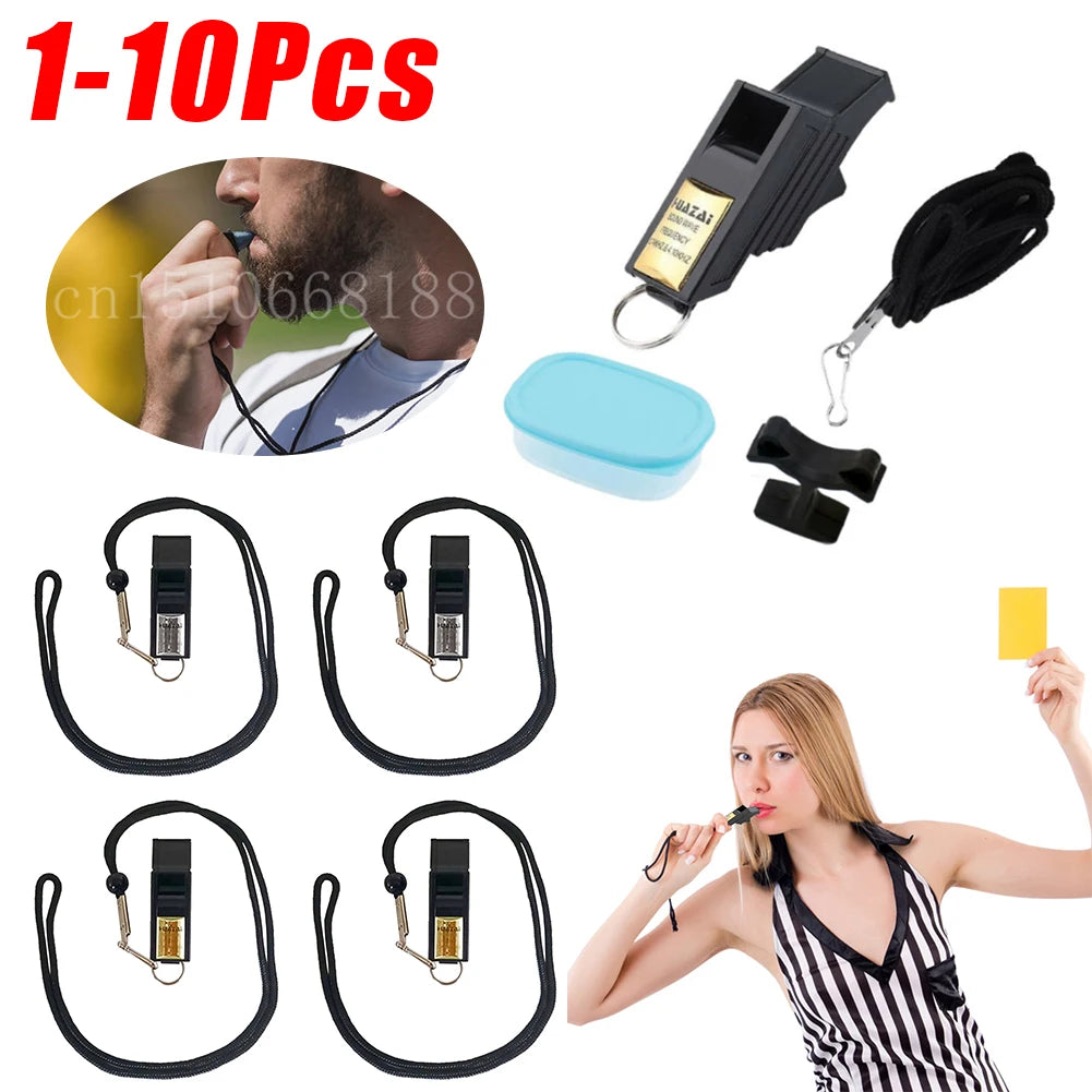 High‑Performance Sports Whistle — Professional Plastic Referee Whistle for Football, Basketball & Outdoor Training