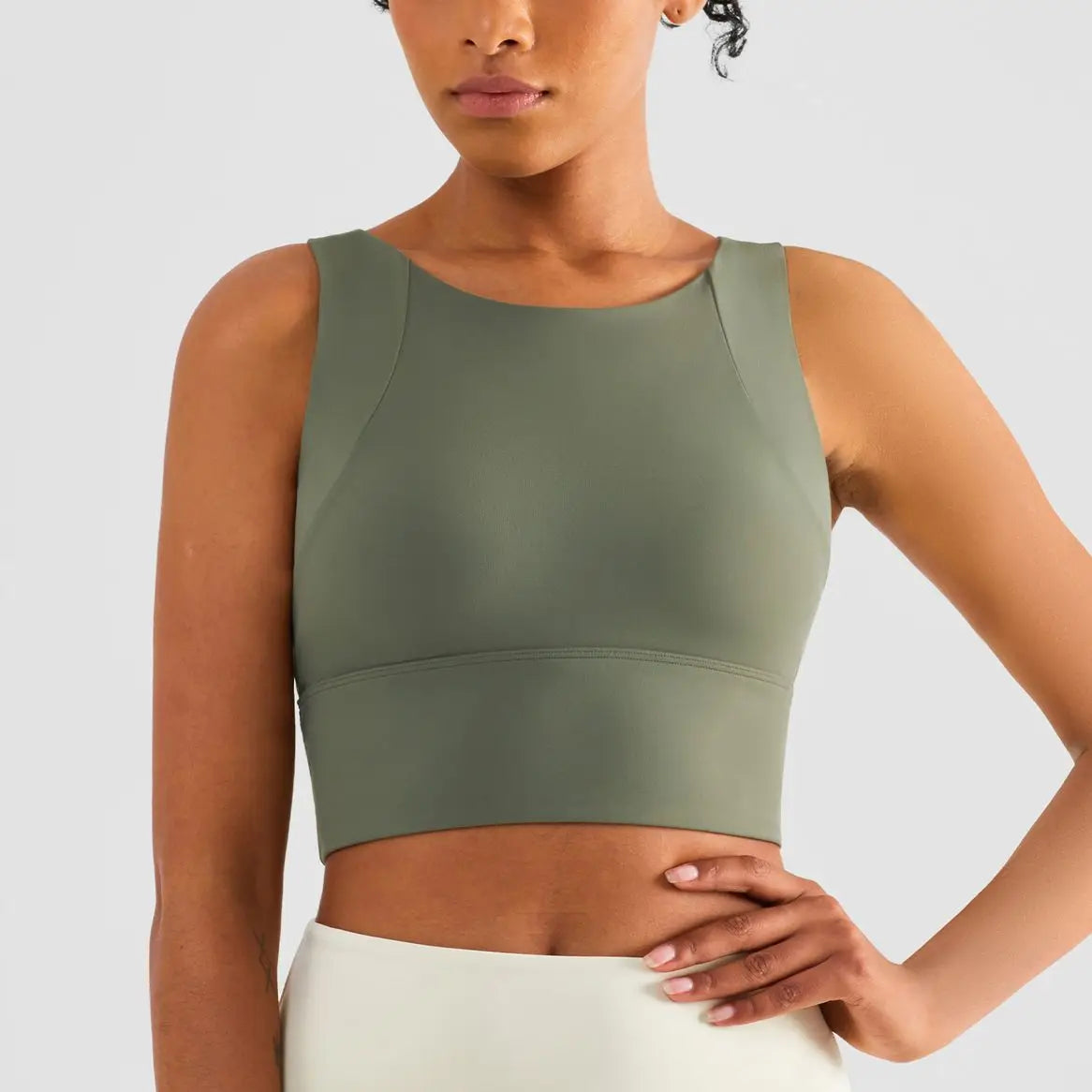 Nylon Sexy Women’s Sports Bra Top Tight Elastic Gym Yoga Crop Top Stretch Athletic Sports Underwear