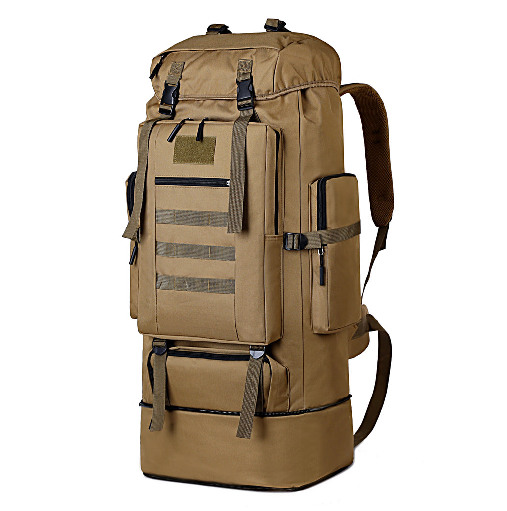 Large 80L 100L Mountaineering Backpack for Hiking Camping Travel and Tactical Outdoor Use