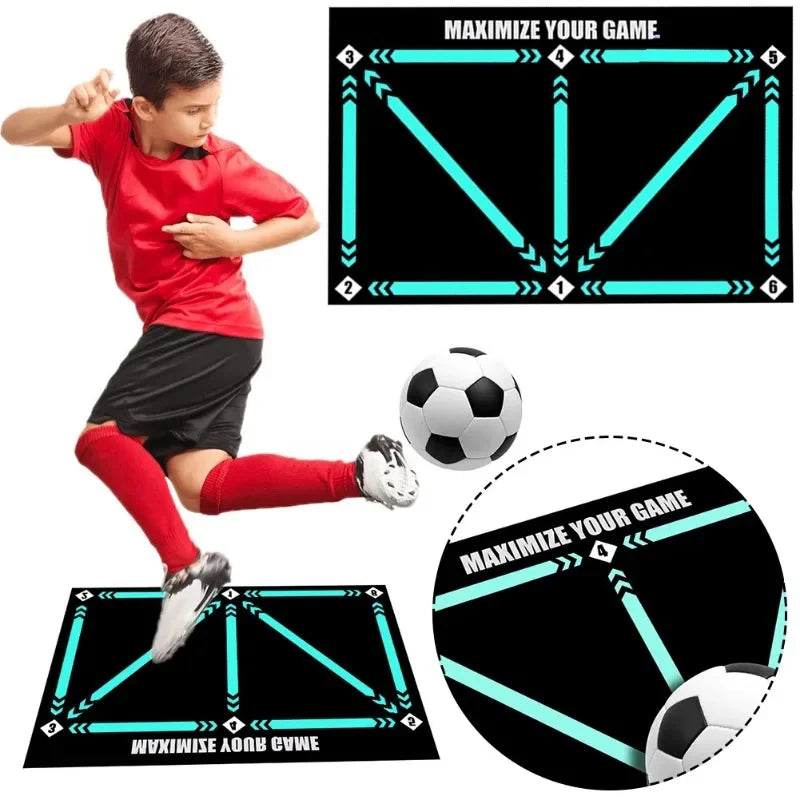 Professional Football Training Mat — Wear‑Resistant, Non‑Slip, Foldable Skill‑Training Equipment for All Ages