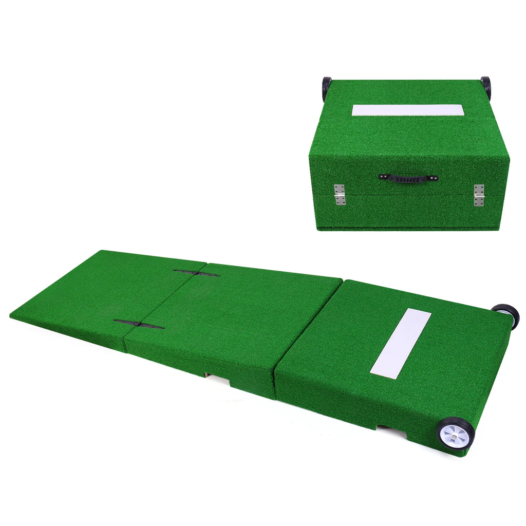 Professional Portable Pitching Mound — Foldable 88×28×6 in Training Set with Carry Handle