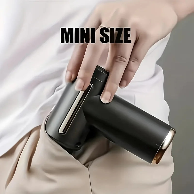 Fitness Hammer Compact Deep Tissue Massager – USB Rechargeable Fascia Gun with 4 Interchangeable Heads | Portable Muscle Massage Device for Pain Relief & Recovery