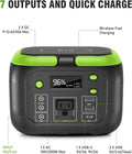 600W 300W 200W 120W Portable Power Station 110V AC Outlets Solar Generator Energy Storage Power Bank for Camping Travel RV Home