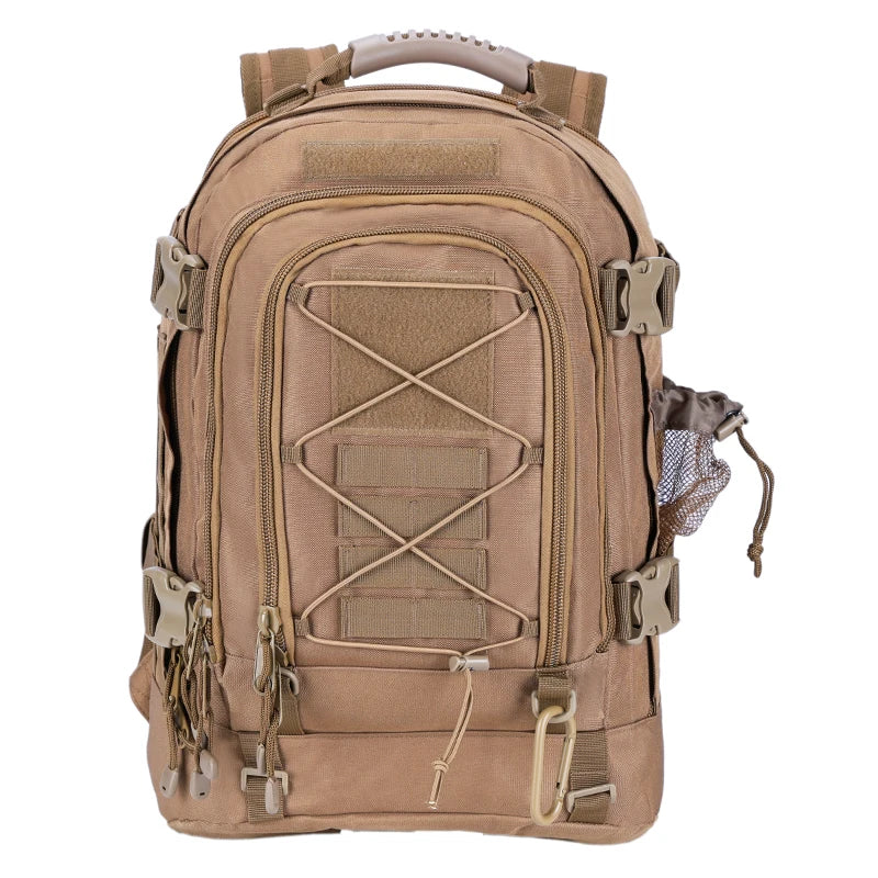 65L Outdoor Tactical Backpack Men’s Hiking Bag Large Capacity Military Army Travel Camping Rucksack