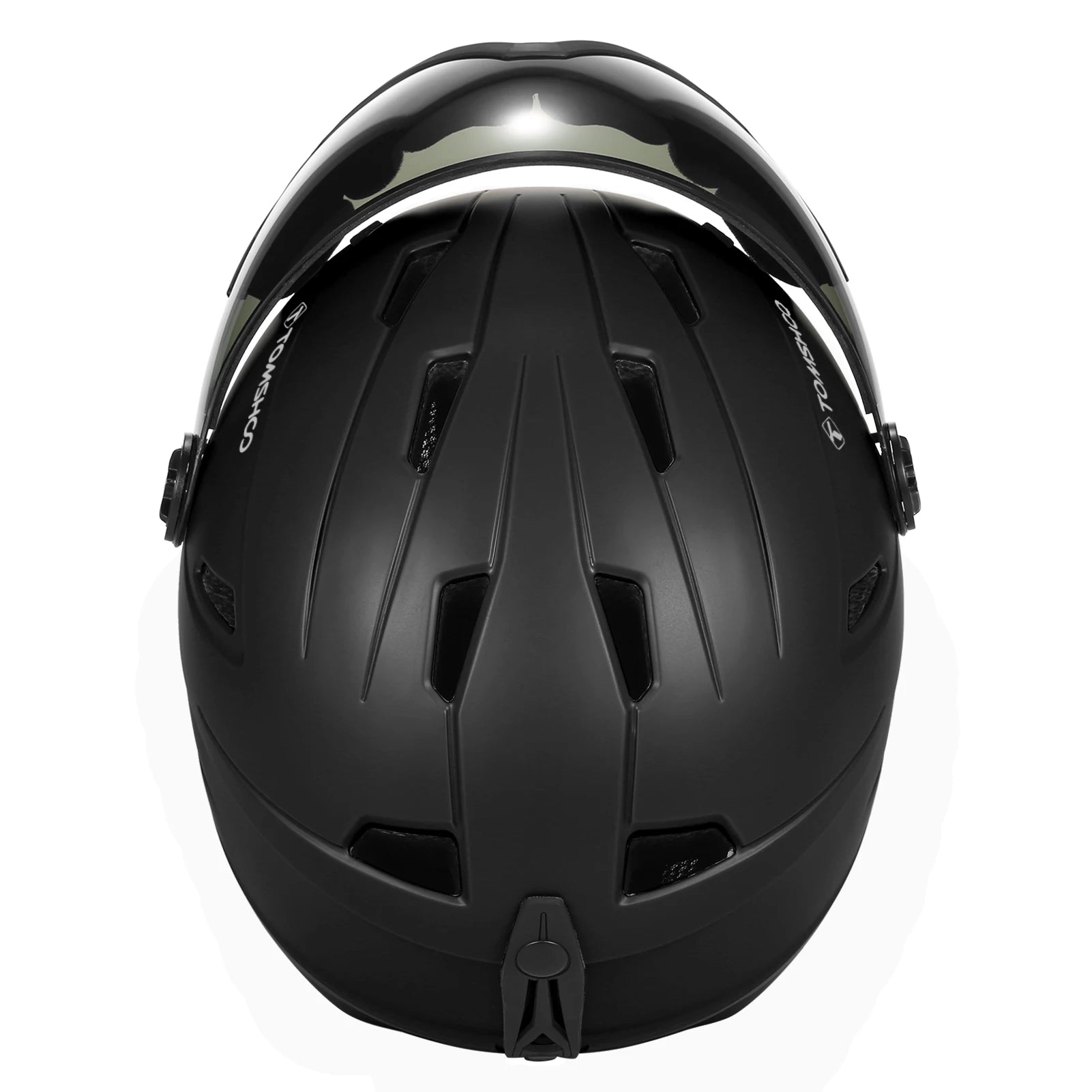 Ski Helmet with Removable Goggles Inner Lining and Ear Pads Lightweight Snowboard Helmet for Snowboarding and Biking
