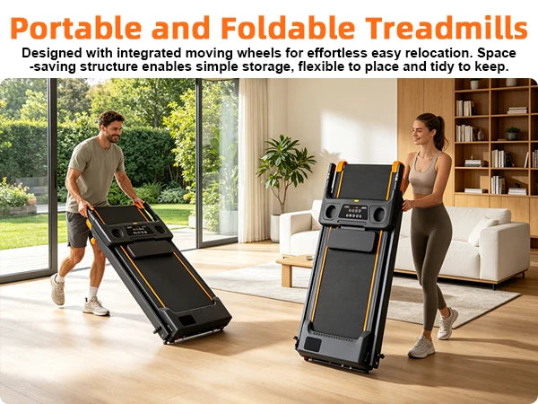 Quiet 3 in 1 Foldable Walking Pad Treadmill with 12 Percent Incline for Home 12 Preprogrammed HIIT Modes Supports up to 300 LBS Smart Treadmill with LED Display Heart Rate Sensor Bluetooth Speaker and App Connection