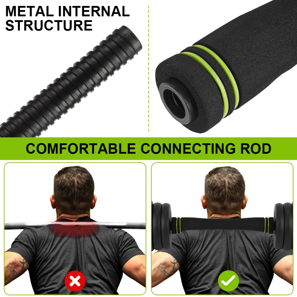 Multi‑Function Adjustable Dumbbells — 44/66/88 lb Free Weight Set with Barbell Connector for Home Training