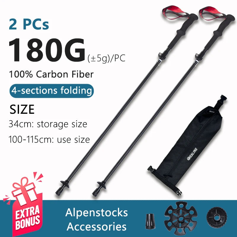 Carbon Fiber Trekking Poles