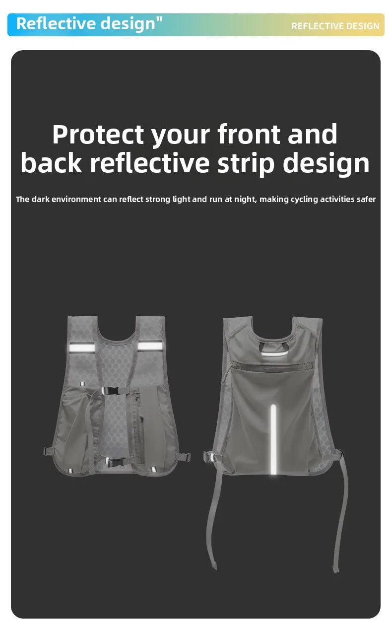 Lightweight Hiking/Running/Biking Vest With Phone Storage Pocket