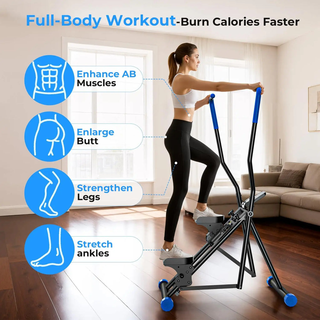Stair Stepper Vertical Cardio Exercise Climber for Full Body Home Workout