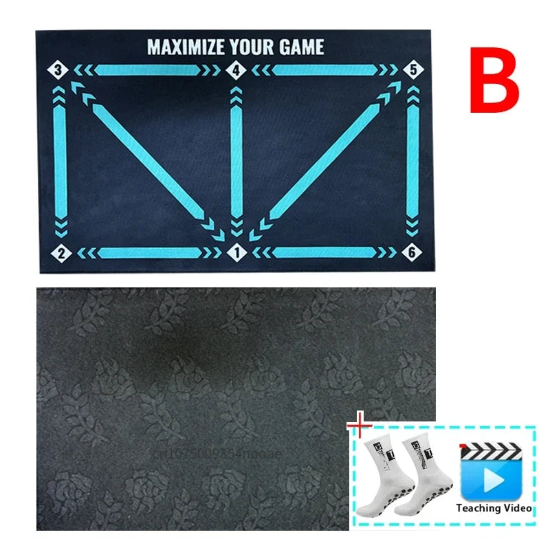 Professional Football Training Mat — Wear‑Resistant, Non‑Slip, Foldable Skill‑Training Equipment for All Ages