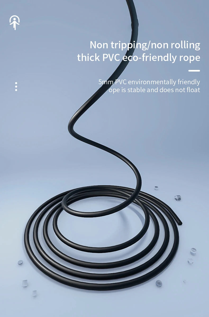 Adjustable Length Skipping Rope Speed Skipping Workout Fitness Rope for Kids and Adults