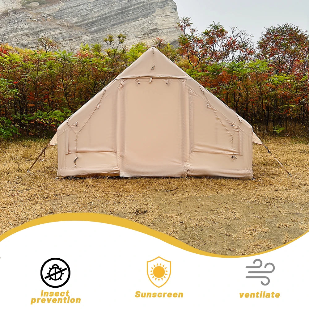 Inflatable Tent With Stove Plug