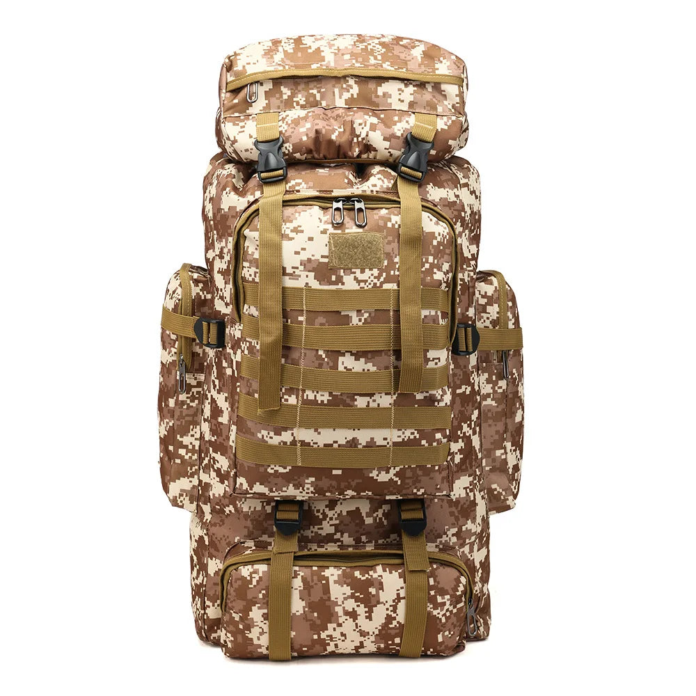 Backpack Men Large Capacity Waterproof Durable Double Shoulder Travel Backpack for Hiking