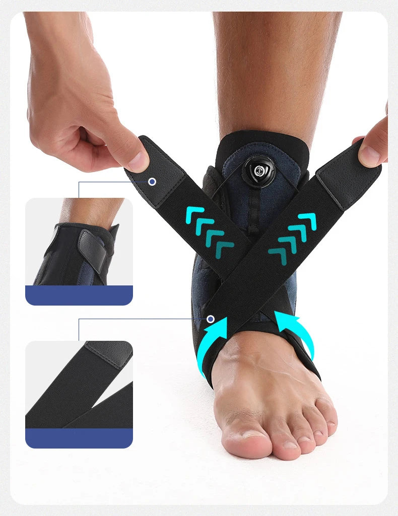 Ankle Brace for Sprained Ankle Support with Side Stabilizers
