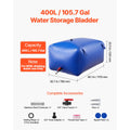 Water Storage Bladder TPU Soft Water Bag Portable Collapsible Water Storage Container for Camping and Outdoor Irrigation