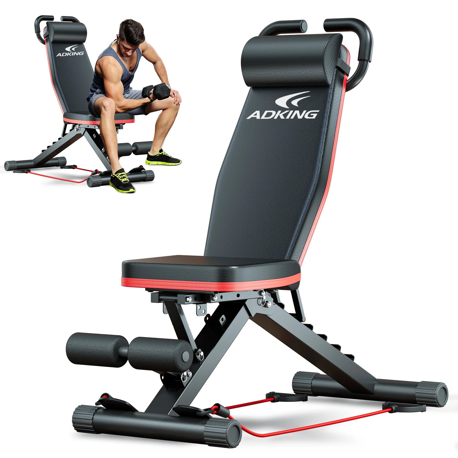 Foldable Weight Bench for Home Gym