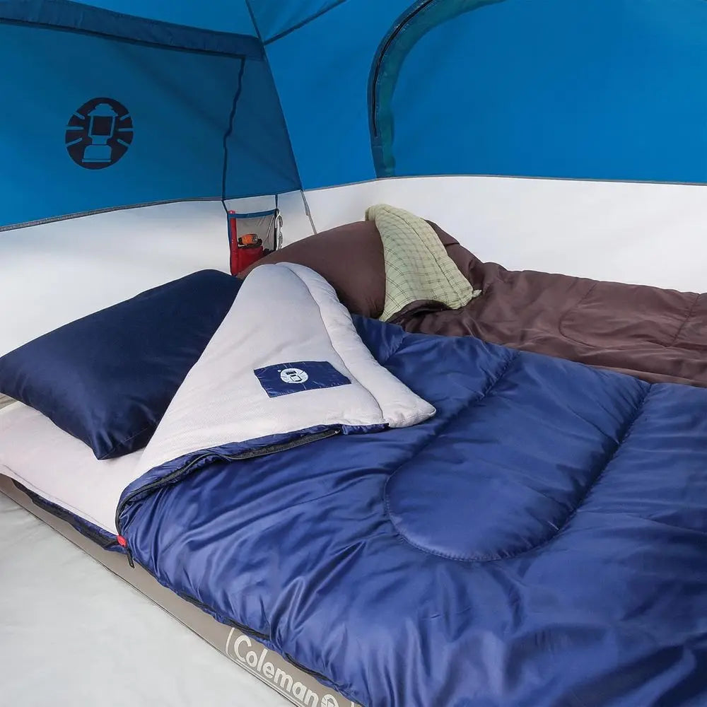 Adult 20°/30° Cool‑Weather Sleeping Bag with No‑Snag Zipper and Washable Cover, Ideal for Camping, Travel, and Outdoor Use