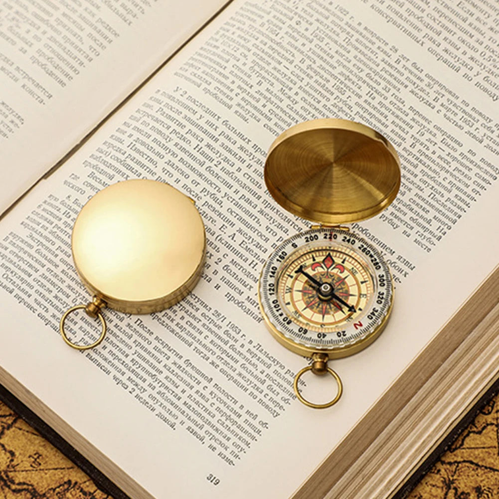 Luminous Retro Flip Compass