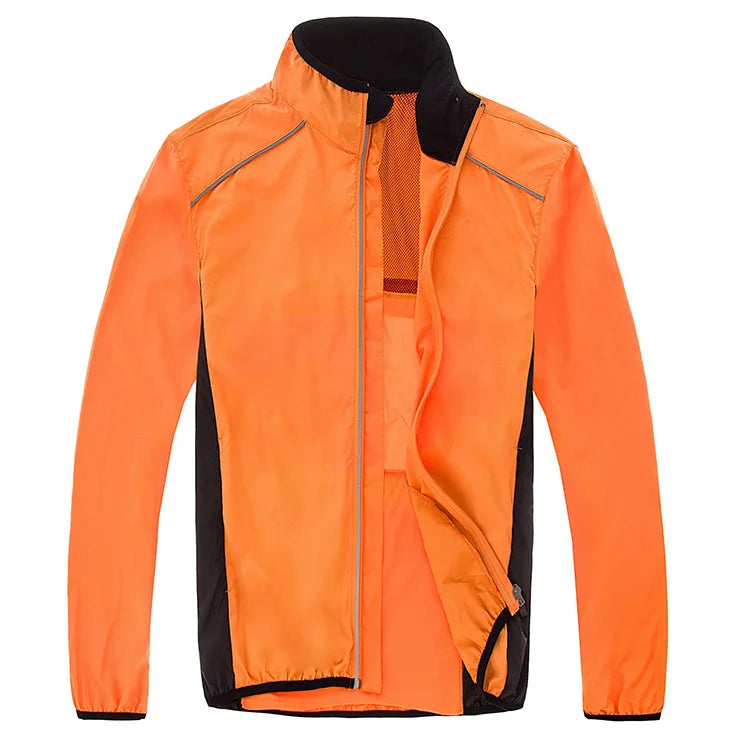 Cycling Windbreaker Jacket Outdoor Windproof Raincoat for Riding Running and Daily Training