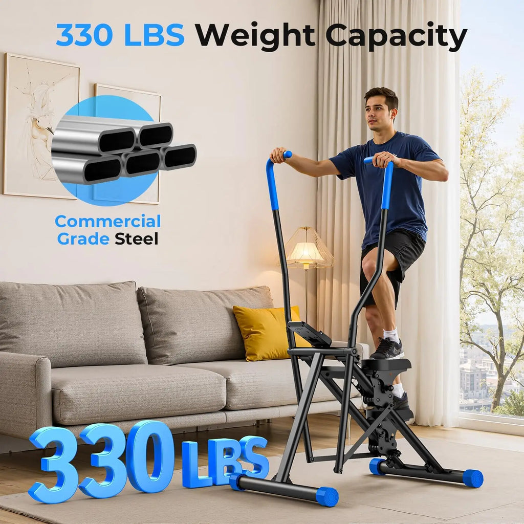 Stair Stepper Vertical Cardio Exercise Climber for Full Body Home Workout