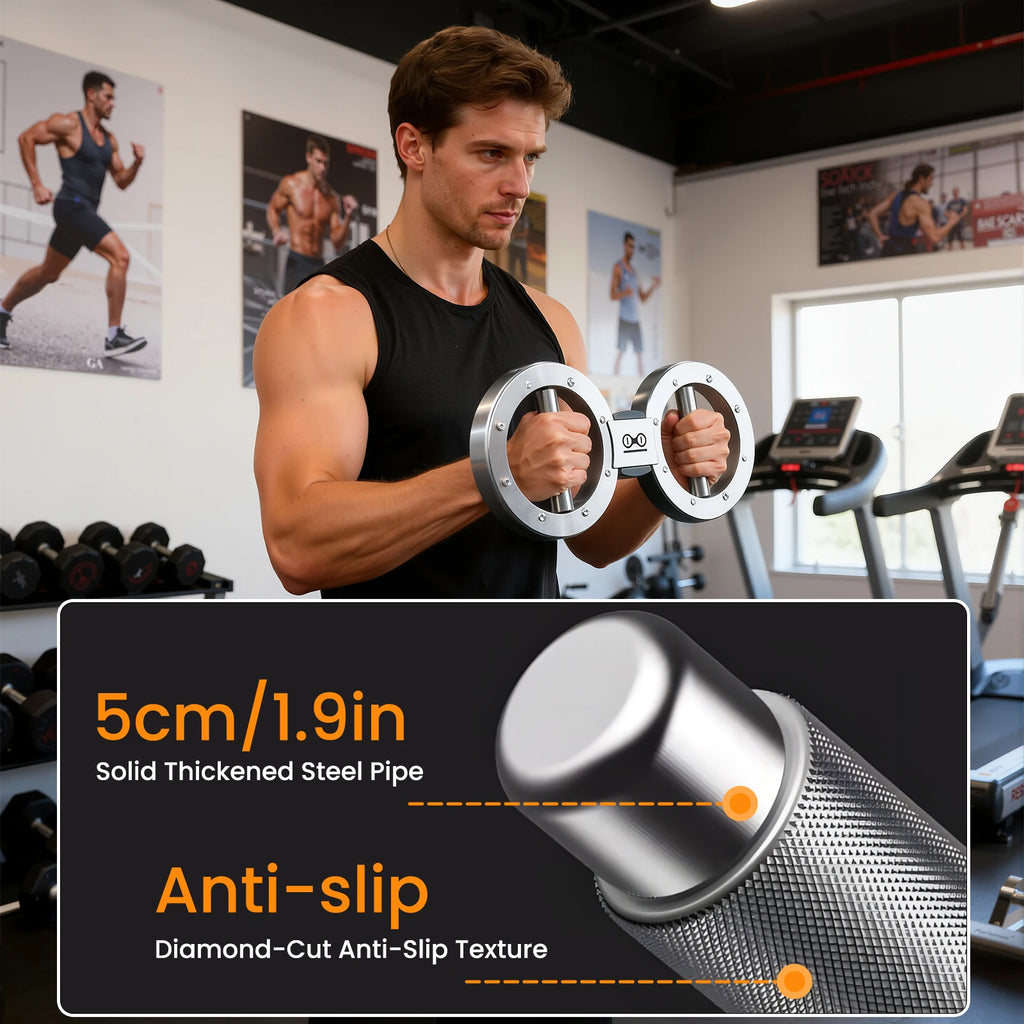 Rotator Machine Multifunctional Grip Strength Trainer Adjustable 8 to 15lb Forearm Exerciser